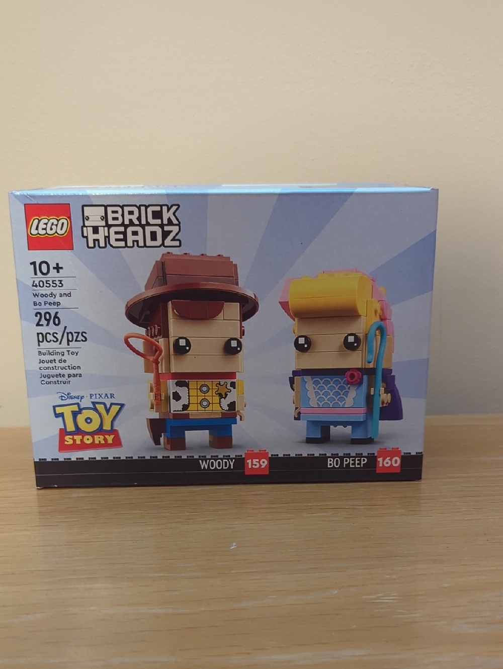 Lego BrickHeadz Toy Story Woody & Bo Peep Retired set 296 pieces Brand New